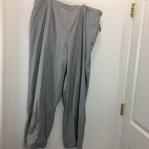 NEW Talbots Woman Black White Pants 24W NWT Plus Size